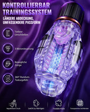 Laden Sie das Bild in den Galerie-Viewer, Masturbieren für Männer mit Zungenleck Sex Spielzeug für die Männer - Full-Wrap Masturbator Sexspielzeug für Männer Solo, Penis Eichel Vibrator Masturbator, KI-Interaktion Sex Toyset für Man