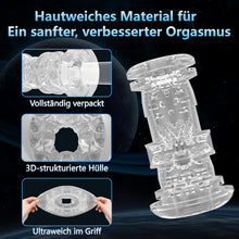 Laden Sie das Bild in den Galerie-Viewer, Elektrische Cup-masturbatoren mit 9 Teleskopfunktion undVibrationen, Sex Spielzeug für die Männer Masturbieren für Männer, Masturbatoren Taschenmuschi Penis Sexspielzeug, Männer Sex Sexspielzeug