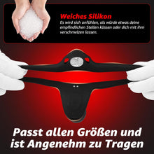 Laden Sie das Bild in den Galerie-Viewer, 4 IN 1 Tragbarer Analvibrator Penisring Hodenvibration mit Stoßfunktion &amp; 9 Kraftvolle Modi
