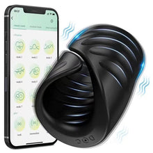 Laden Sie das Bild in den Galerie-Viewer, Elektrischer Masturbator Penistrainer Vibrator App Steuerung Masturbieren Männer mit 9 Vibrationsmodi, 2in1 Sexspielzeug Eichel Stimulator Masturbatoren Mann Sex Spielzeug für Männer die Paare Solo