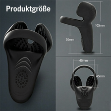 Laden Sie das Bild in den Galerie-Viewer, Silikon-Vibrator für Penis mit Penisring und 10 Vibrationsmodi