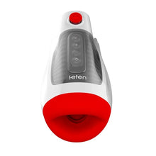Laden Sie das Bild in den Galerie-Viewer, Vakuum Beheizter Deepthroat Control Oralsex-Masturbator mit 7 Vibrations- und 3 Saugmodi