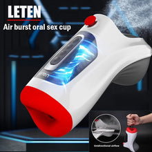 Laden Sie das Bild in den Galerie-Viewer, Vakuum Beheizter Deepthroat Control Oralsex-Masturbator mit 7 Vibrations- und 3 Saugmodi