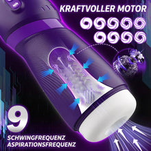 Laden Sie das Bild in den Galerie-Viewer, ultrarealistische Vaginette mit 9 Vibrations- und Saugmodi, freihändiger Masturbator für Männer, Sexspielzeug mit App-Steuerung, 3D-Vibration