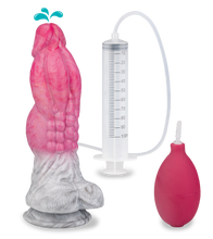 Laden Sie das Bild in den Galerie-Viewer, Alien-Spritzdildo mit Saugnapf Xyolte
