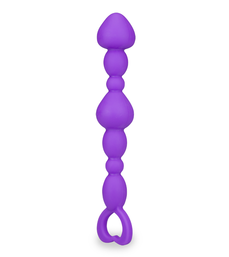 Analperlen in Violett