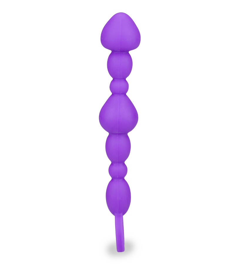 Analperlen in Violett