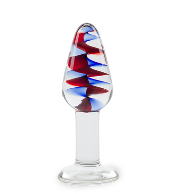 Analplug aus Glas Carousel