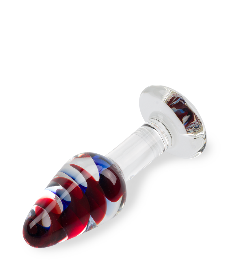 Analplug aus Glas Carousel