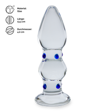 Laden Sie das Bild in den Galerie-Viewer, Analplug aus Glas Gem
