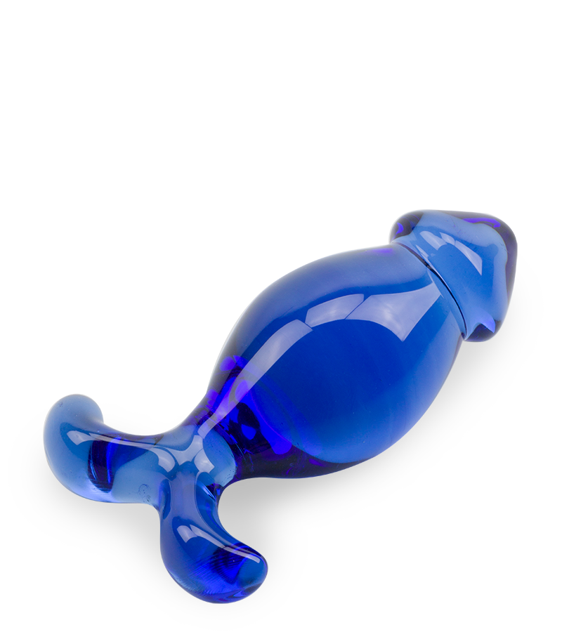 Analplug aus Glas Ocean