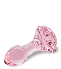 Laden Sie das Bild in den Galerie-Viewer, Analplug aus Glas Romantic Rose