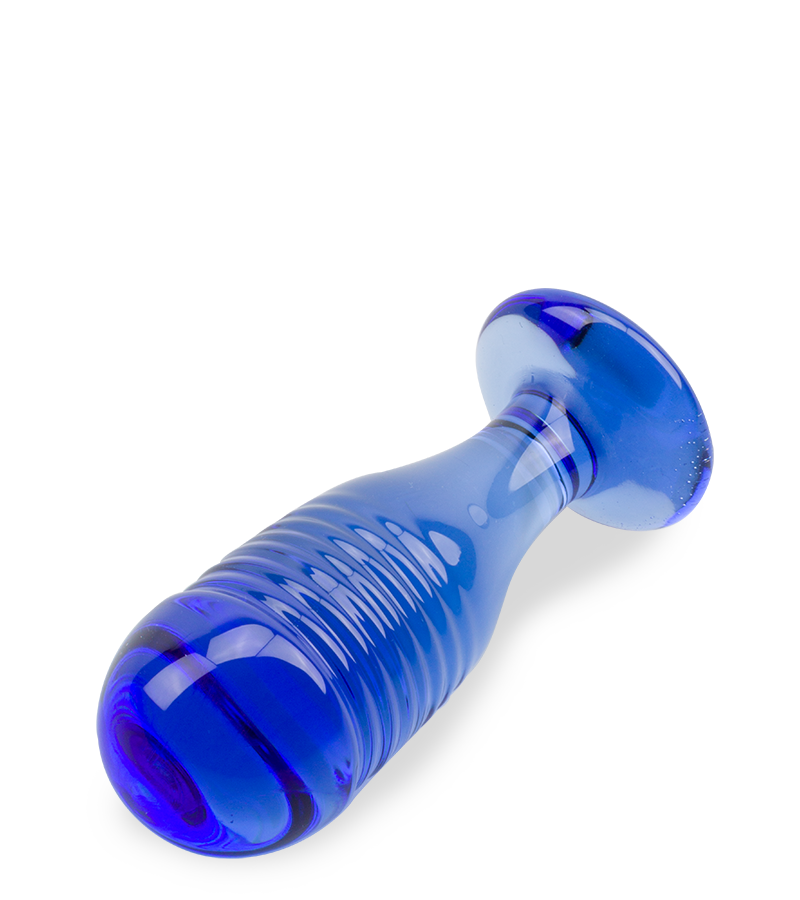Analplug aus Glas Saturn