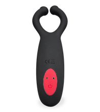 Laden Sie das Bild in den Galerie-Viewer, Analplug mit Hoden-Massager und Vibrations- und Stoßfunktion Ode