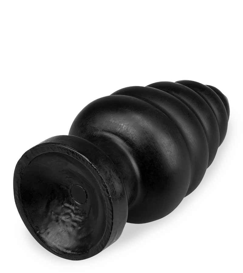 Analplug mit Saugnapf und Vibration Ascender