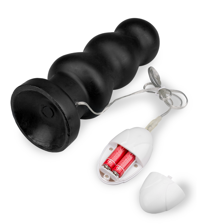 Analplug mit Saugnapf und Vibration Tumultuous