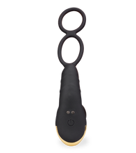 Laden Sie das Bild in den Galerie-Viewer, Analplug mit Stoßfunktion, Vibration und Cockringen Luck