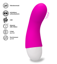 Laden Sie das Bild in den Galerie-Viewer, Aufladbarer Mini-Klitorisvibrator, 30 Modi