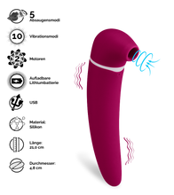 Laden Sie das Bild in den Galerie-Viewer, Auflegevibrator mit Sauger