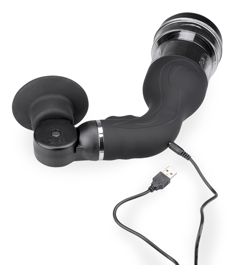 Automatischer Masturbator mit Rotation und Saugfuß