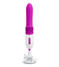 Laden Sie das Bild in den Galerie-Viewer, Automatischer Stoßdildo mit Vibration und Saugfuß