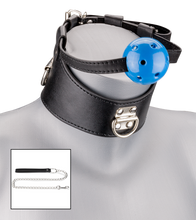 Laden Sie das Bild in den Galerie-Viewer, Ballknebel mit Bondage-Halsband