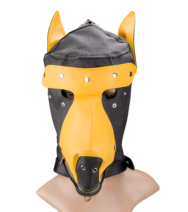 BDSM-Hundemaske Dobermann für Puppy Play