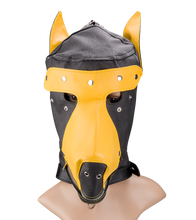 Laden Sie das Bild in den Galerie-Viewer, BDSM-Hundemaske Dobermann für Puppy Play