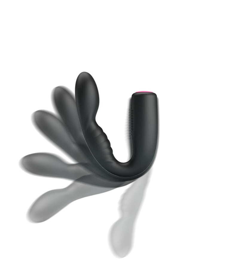 Beweglicher G-Punkt- und Klitorisvibrator