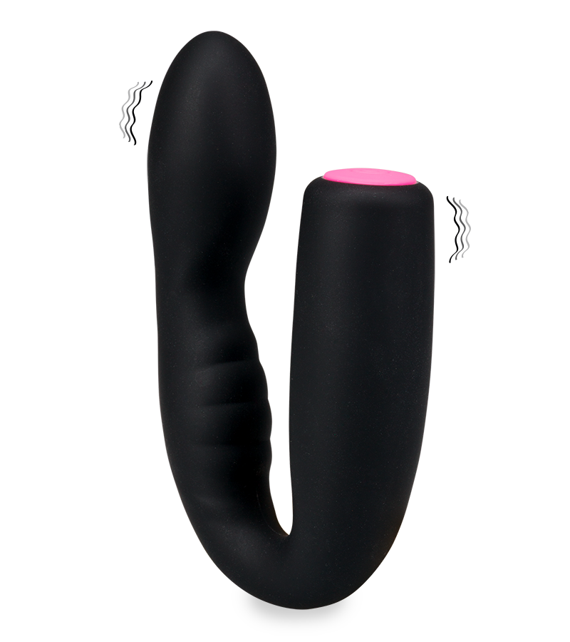 Beweglicher G-Punkt- und Klitorisvibrator