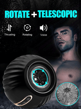 Laden Sie das Bild in den Galerie-Viewer, Auto Male Stroker Rotating Stroking Moaning Masturbator for Small Penis