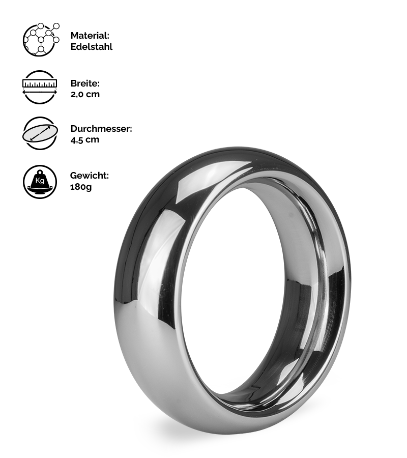 Cockring aus rostfreiem Stahl Precious