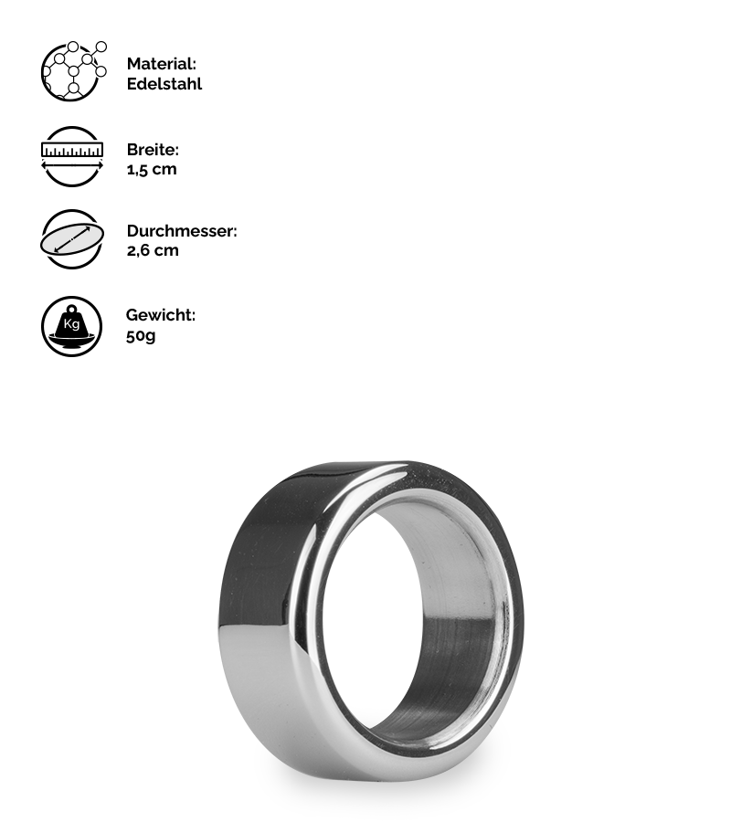 Cockring aus rostfreiem Stahl Stronger