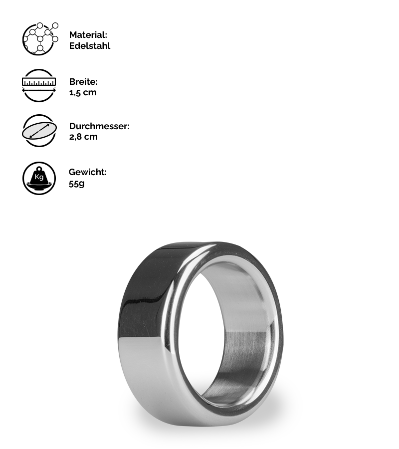 Cockring aus rostfreiem Stahl Stronger