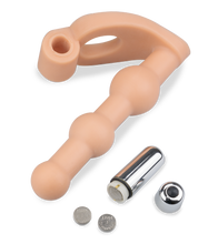 Laden Sie das Bild in den Galerie-Viewer, Dildo mit Kugelschaft und Penisring