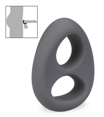 Doppel-Cockring aus medizinischem Silikon Noot
