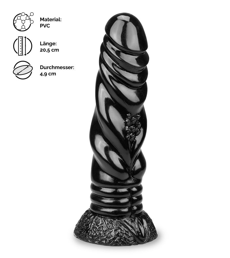 Dragon Dildo mit Saugnapf 20,5 cm