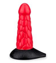 Laden Sie das Bild in den Galerie-Viewer, Dragon Dildo mit Schuppen und Saugnapf 18,5 cm