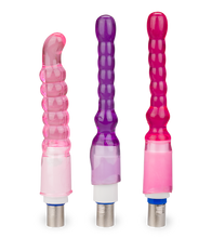 Laden Sie das Bild in den Galerie-Viewer, Dreierpack Analplugs für Fickmaschine
