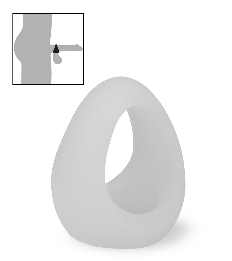 Dreifach-Cockring aus medizinischem Silikon Frezy
