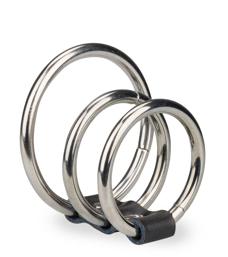 Dreifach-Cockring aus Metall