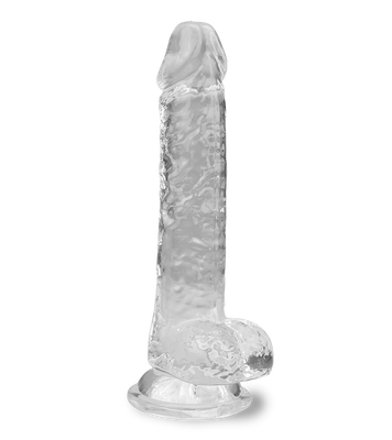 Durchsichtiger Saugnapf-Dildo Casper