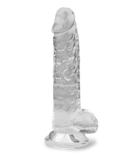 Laden Sie das Bild in den Galerie-Viewer, Durchsichtiger Saugnapf-Dildo Casper