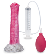 Laden Sie das Bild in den Galerie-Viewer, Fantasy-Spritzdildo mit Saugnapf Sleipnir