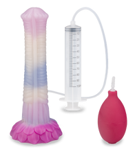 Laden Sie das Bild in den Galerie-Viewer, Fantasy-Spritzdildo mit Saugnapf Sleipnir