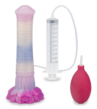 Laden Sie das Bild in den Galerie-Viewer, Fantasy-Spritzdildo mit Saugnapf Sleipnir