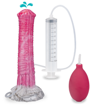 Laden Sie das Bild in den Galerie-Viewer, Fantasy-Spritzdildo mit Saugnapf Sleipnir