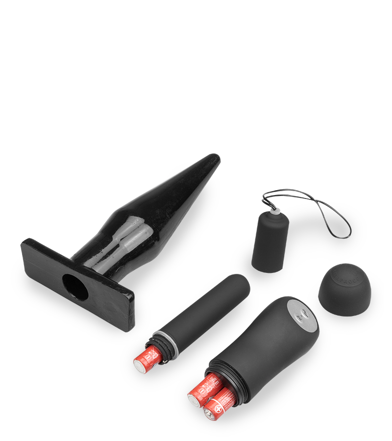 Ferngesteuerter Analvibrator, konische Form