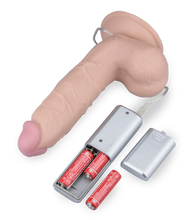 Laden Sie das Bild in den Galerie-Viewer, Ferngesteuerter Dildo-Vibrator mit XL-Durchmesser
