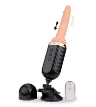 Laden Sie das Bild in den Galerie-Viewer, Ferngesteuerter Stoßdildo mit Vibration und Saugnapf Owen